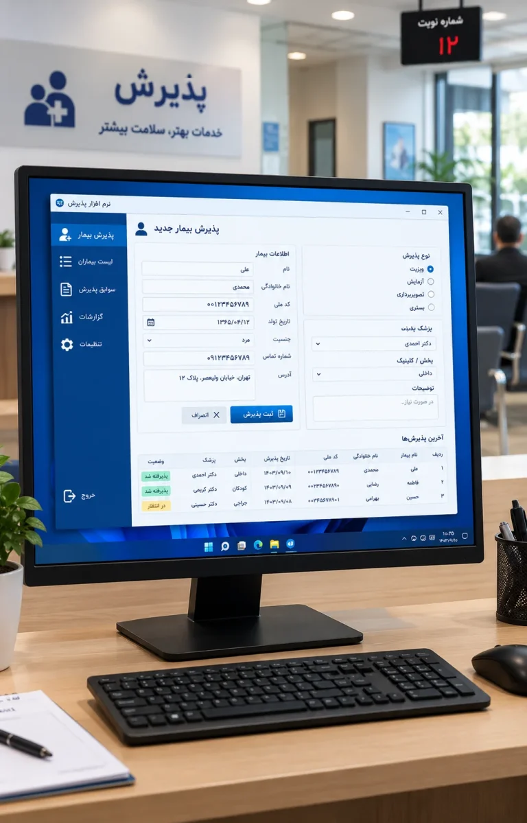 نرم‌افزار پذیرش دندانپزشکی